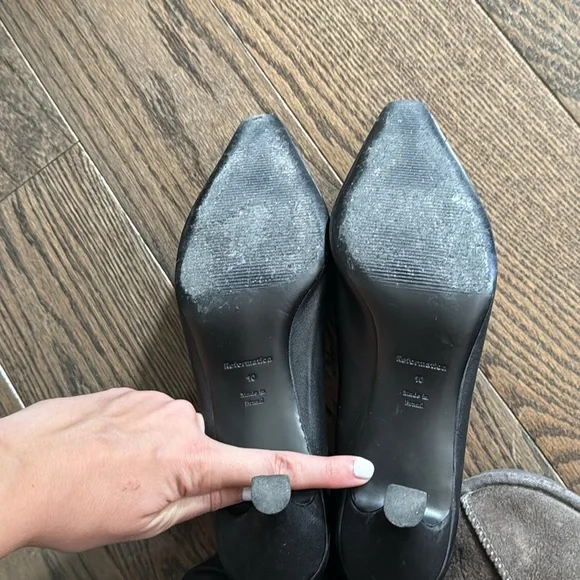 Reformation Otis Leather Boots Size 10 - Picture 9 of 9